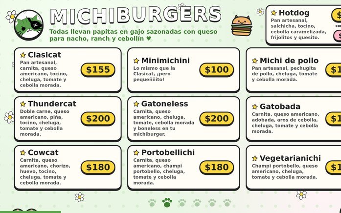 Vista de la app de puntos de Green Cat